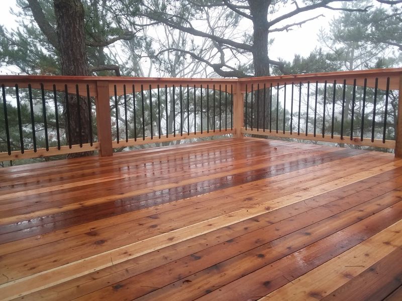 Cedar Deck Installation in Norwalk, CT