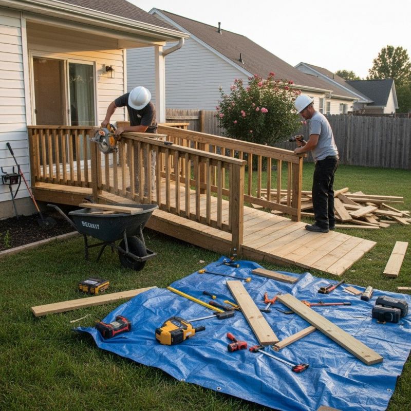 Disability Ramp Installation in Conroe, TX