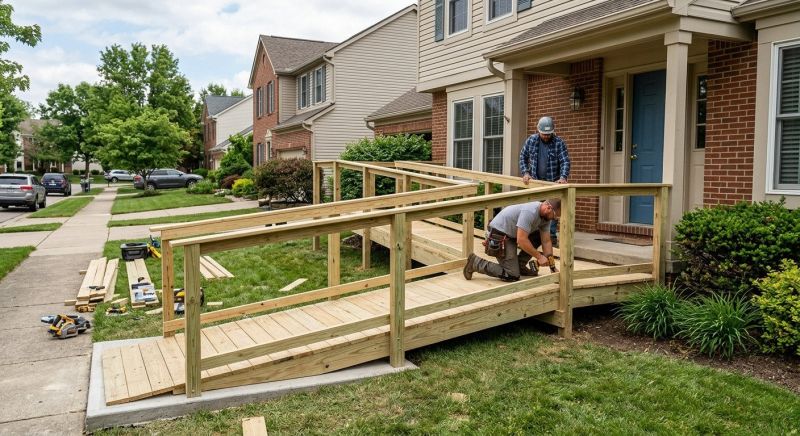 Entrance Ramp Installation in Kansas City, KS